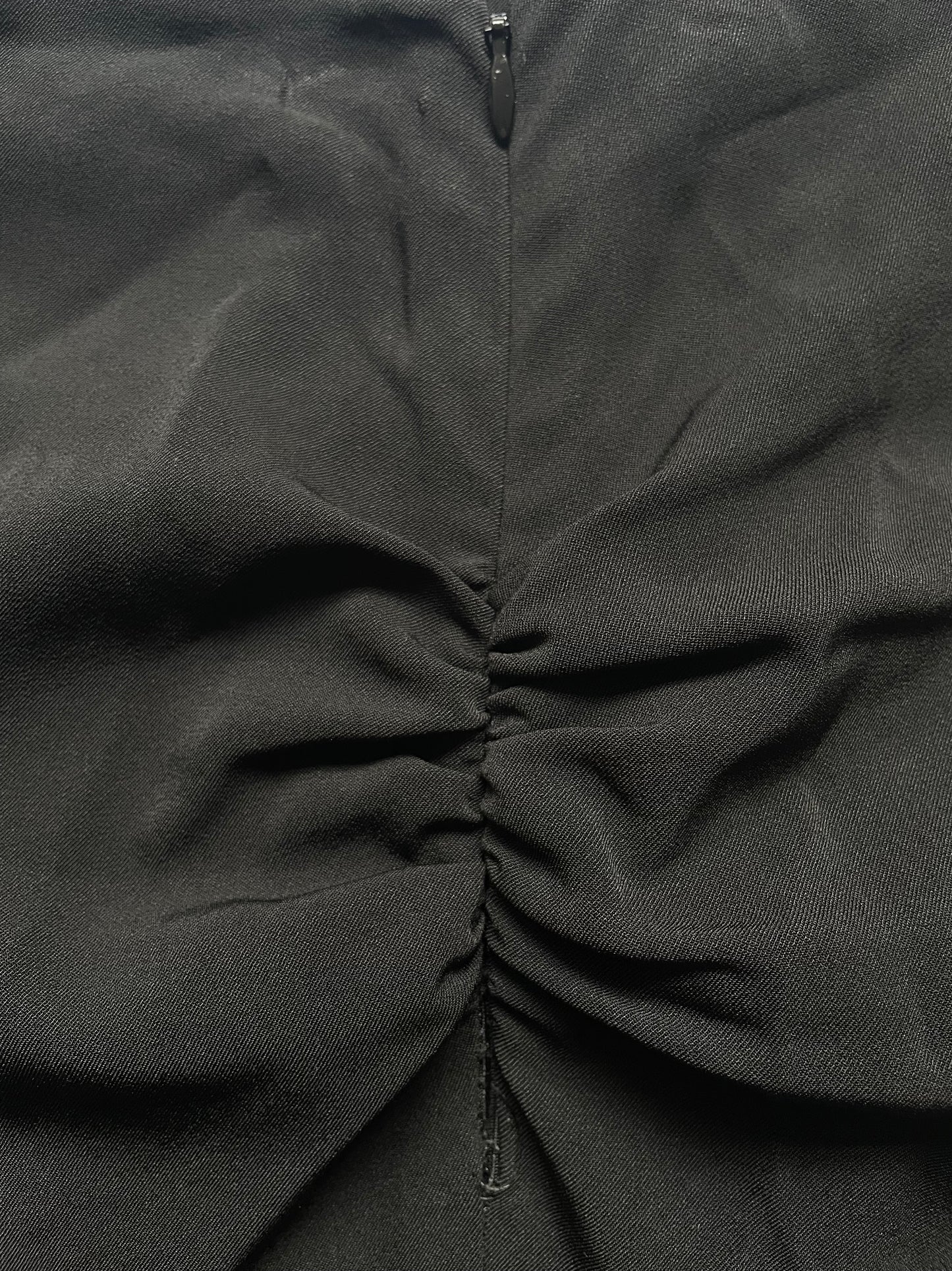 Black Side Ruched Skirt | Size FR34 XSmall