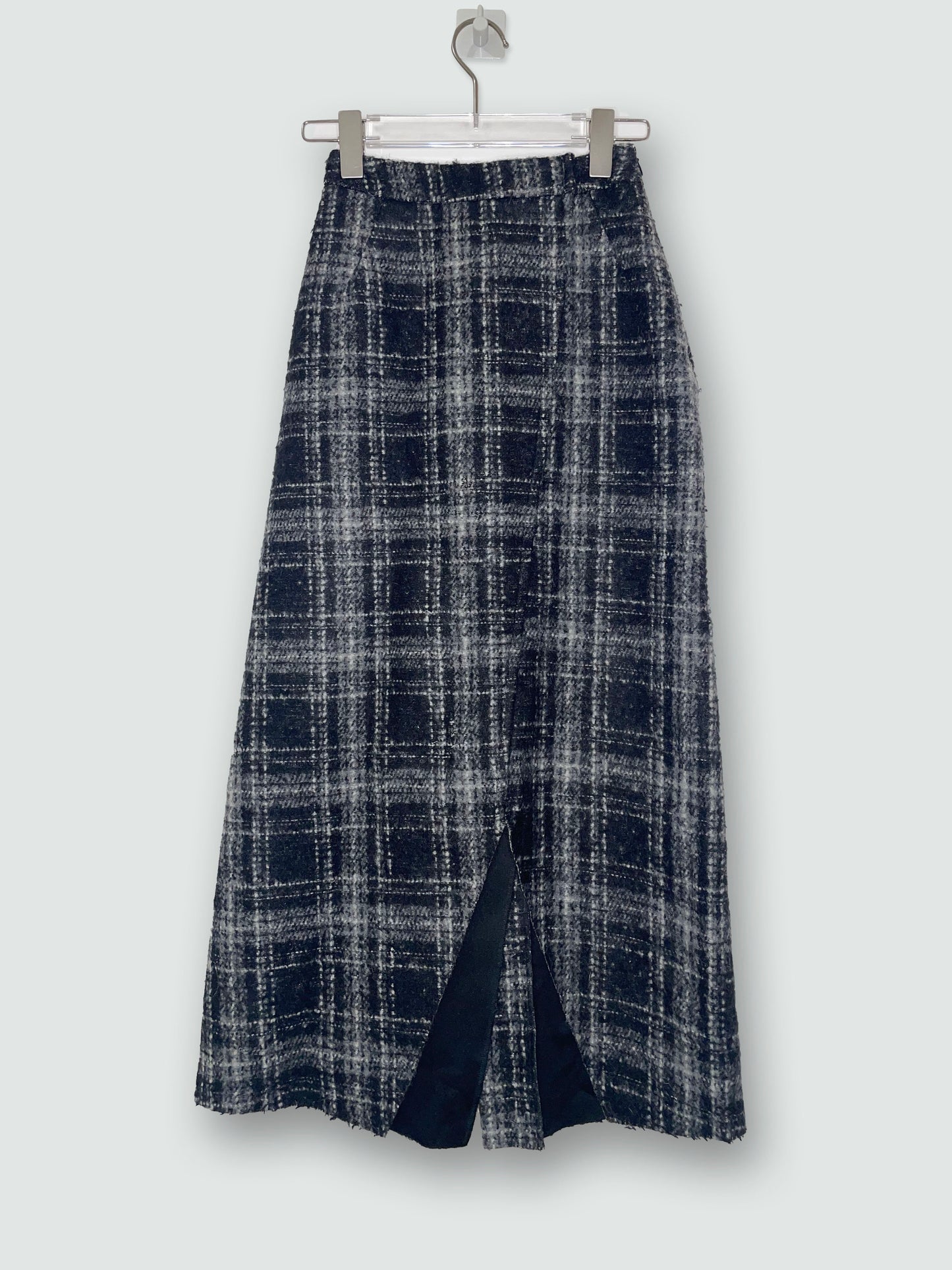 *Runway* F/W 2012 Wool Plaid Midi Skirt | Size XXSmall UK4 US0