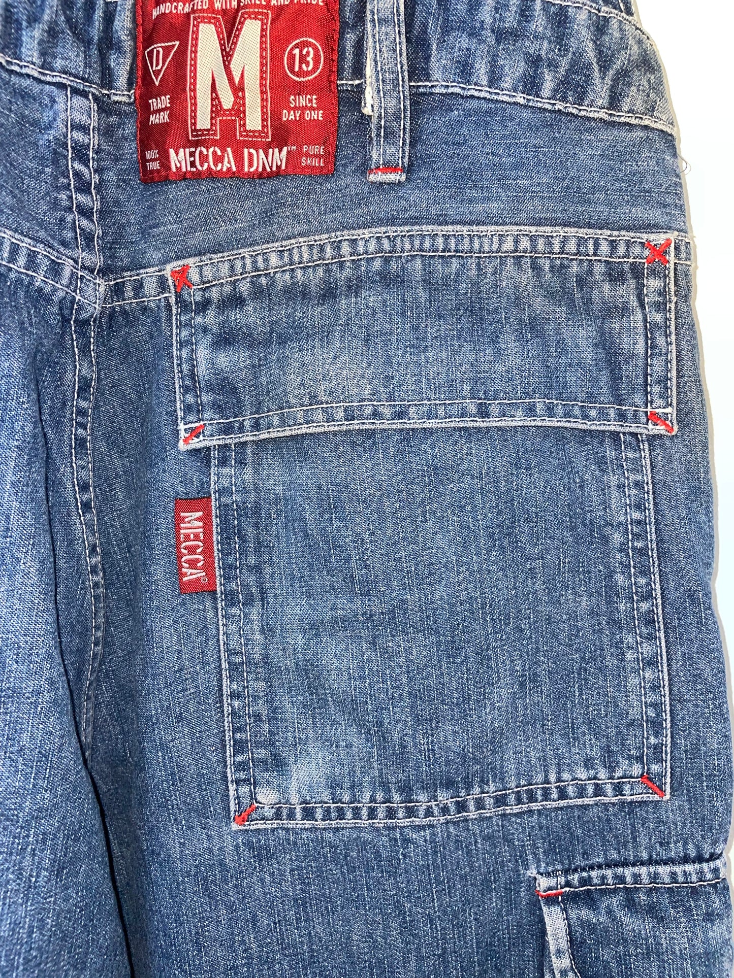 90s Denim Jeans Dungarees Overall | Size Medium