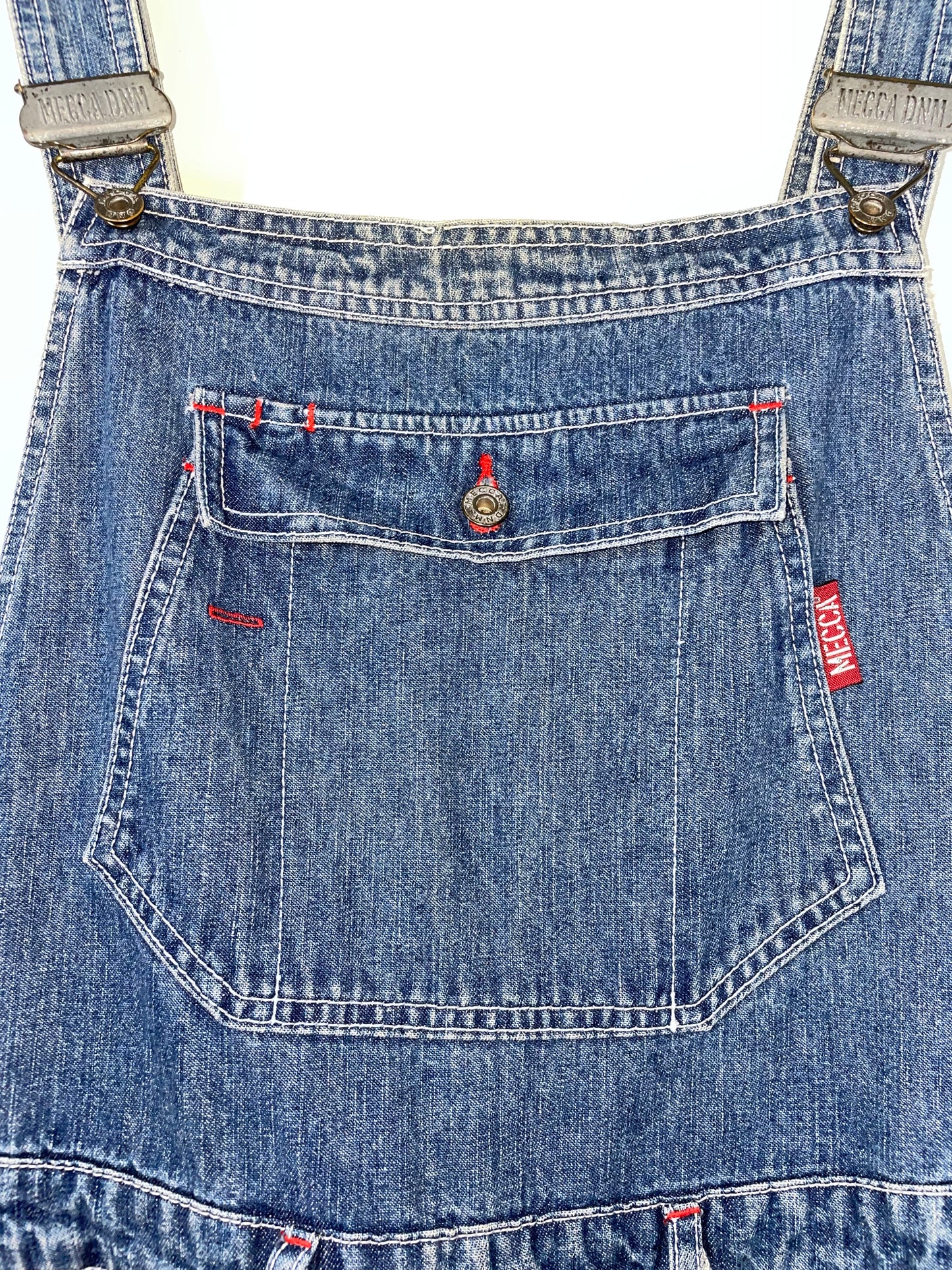 90s Denim Jeans Dungarees Overall | Size Medium