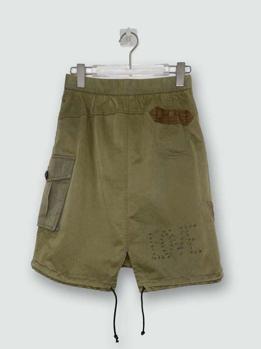 Army Green Cargo Skirt | IT38 UK6 XS