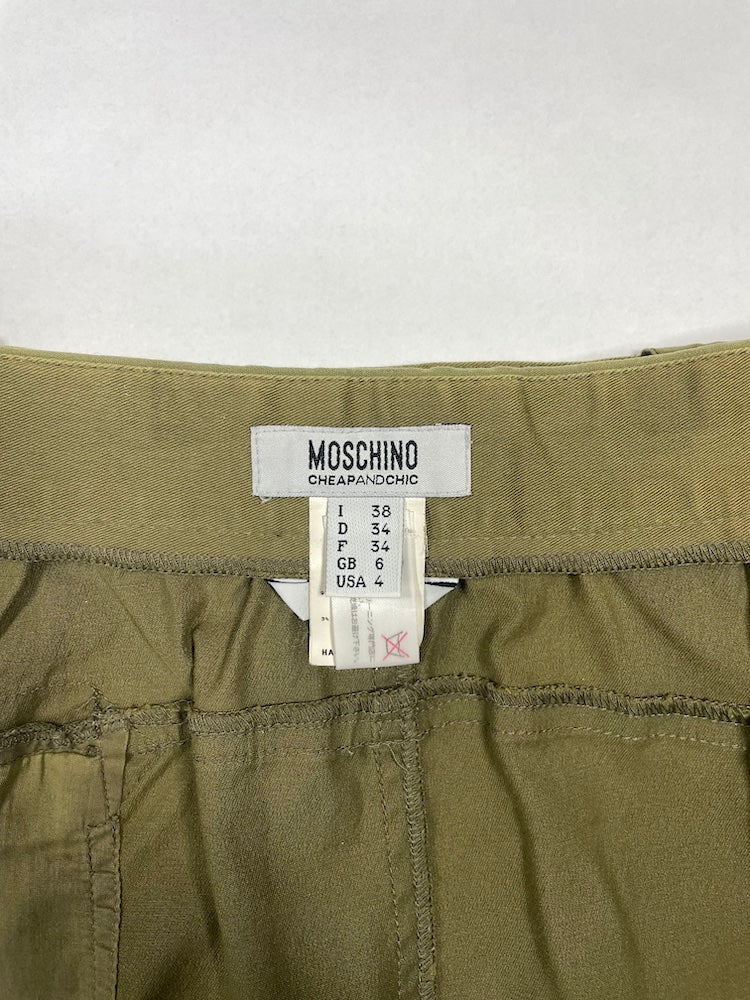 Army Green Cargo Skirt | IT38 UK6 XS