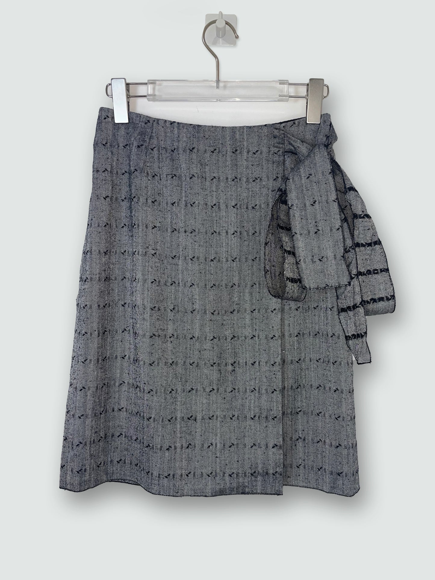 Grey Tweed Wrap Skirt | Size IT 38 ~ Small