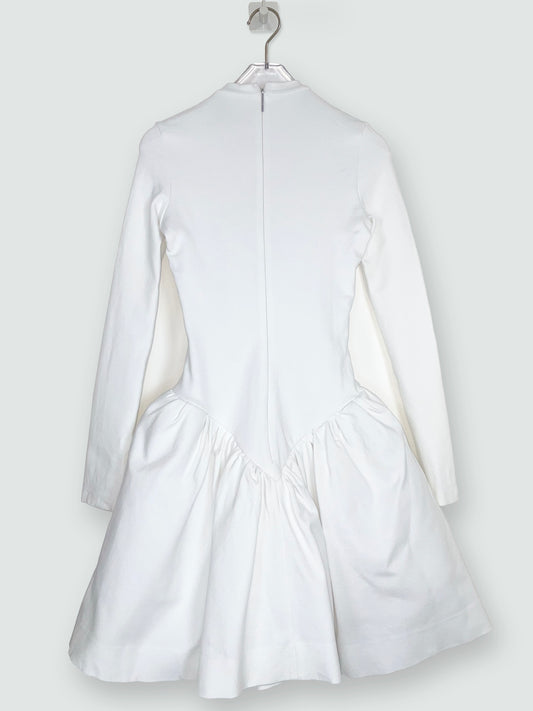 White Lace Up Pannier Skirt Dress | Sz UK6 ~ XSmall