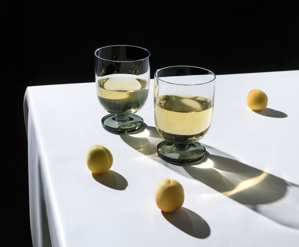 Puck Water Glass Tumbler x 2