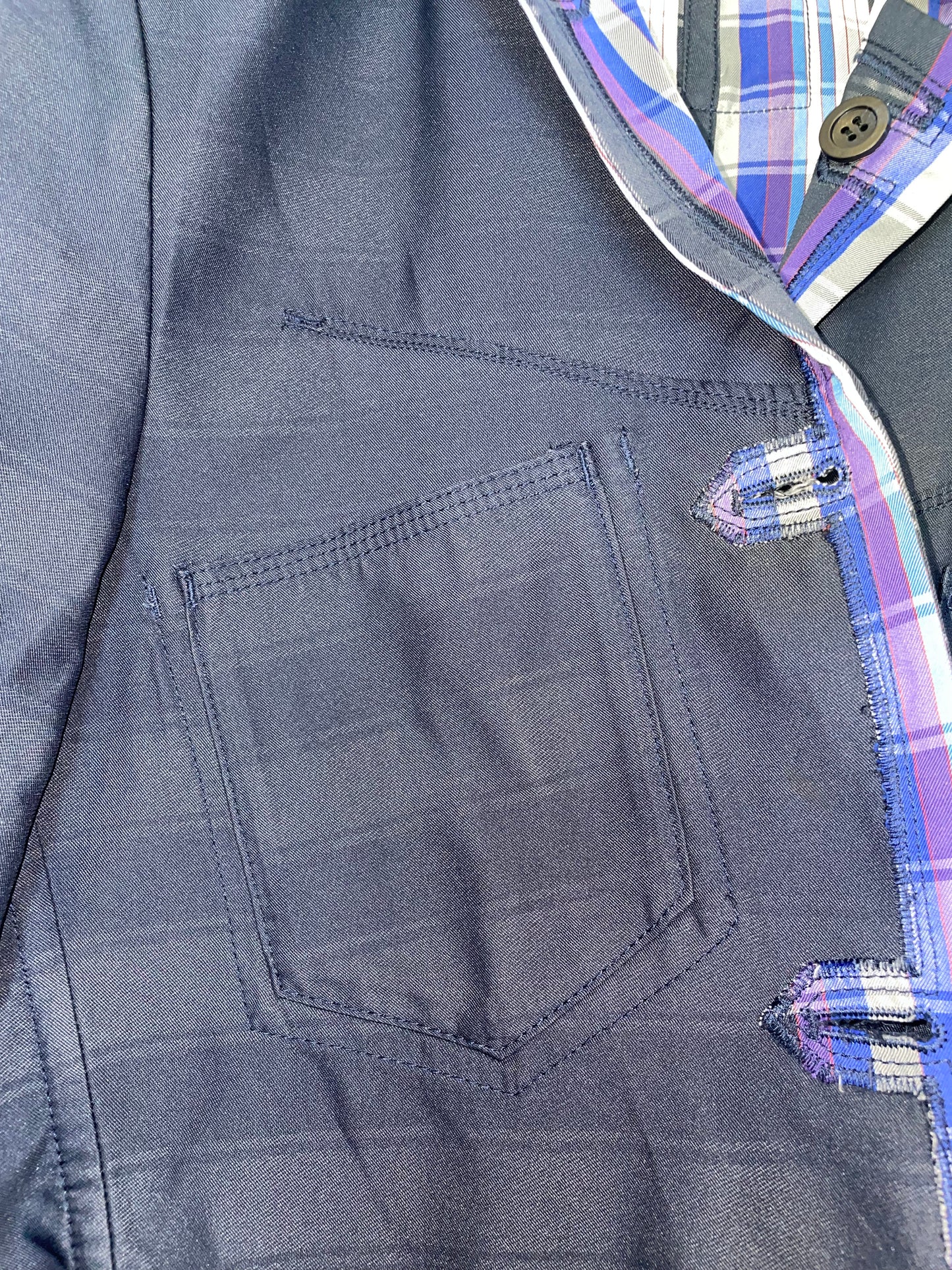 Reversible Check Jacket | Size Small
