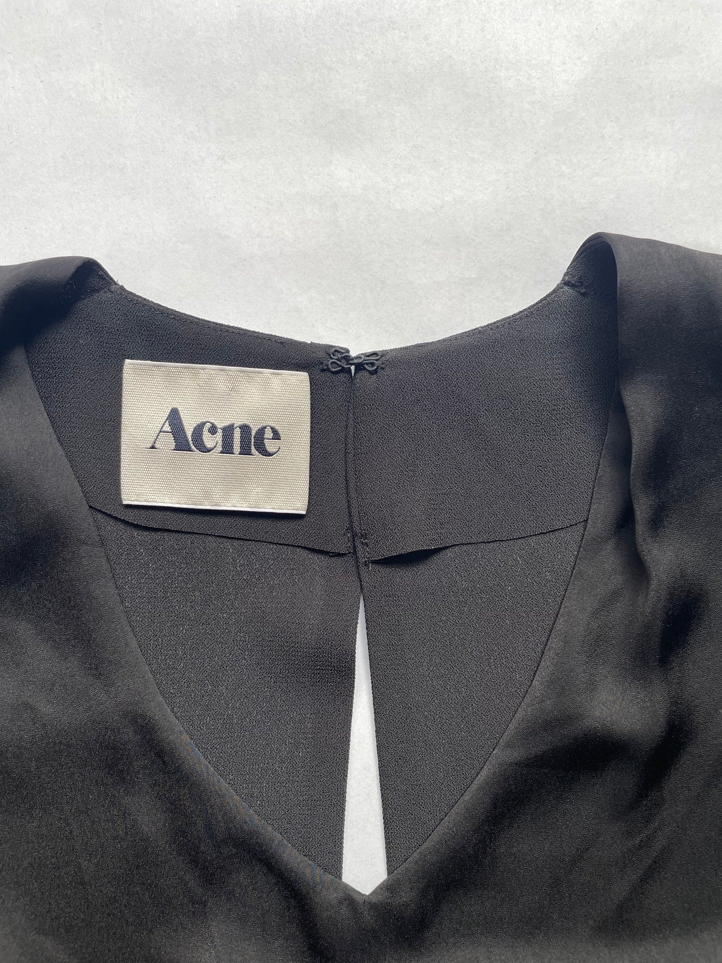 Black Draped Dress | Size 34 UK6 Xsmall