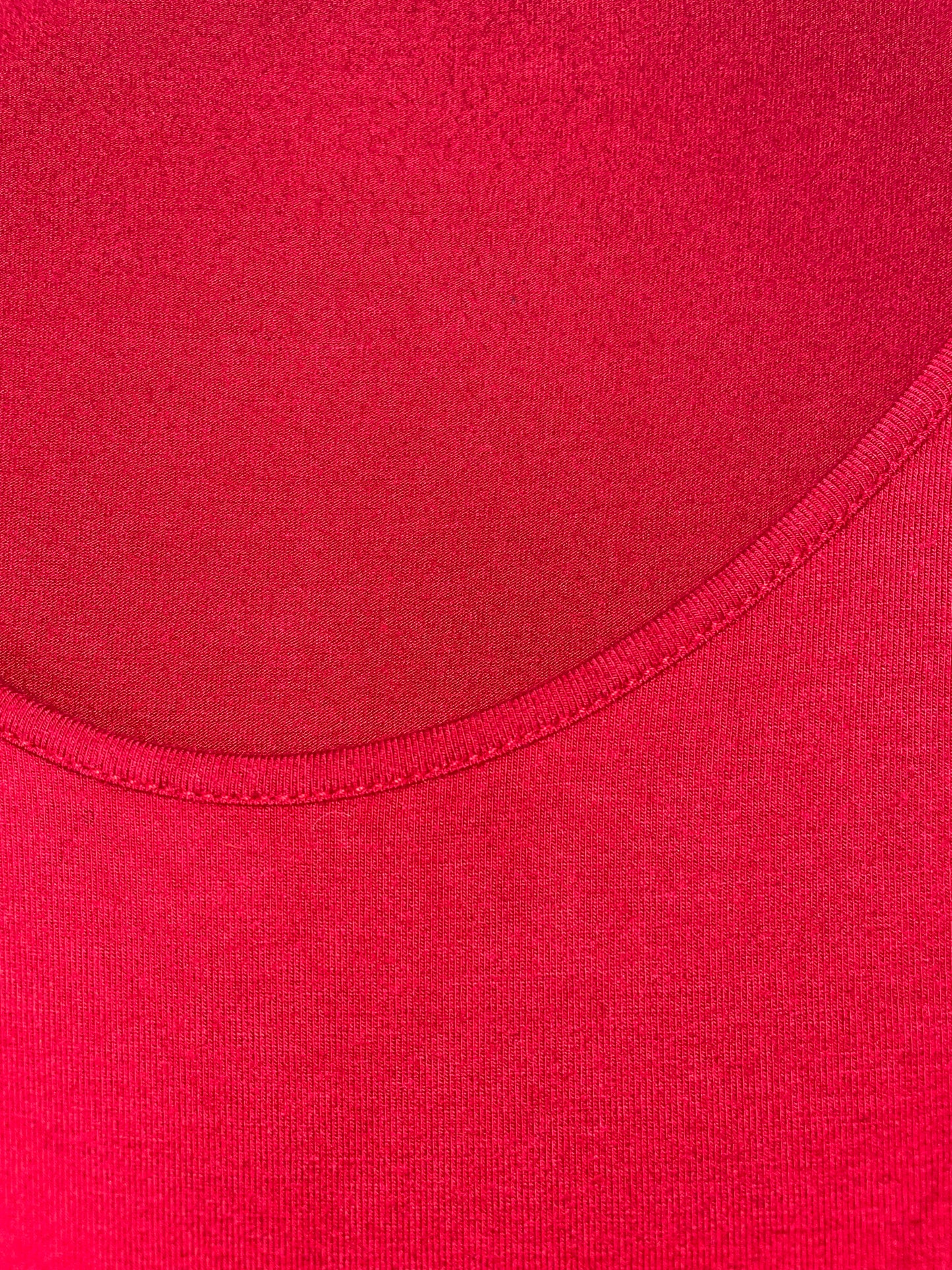 Red Drape Cotton Jersey Dress - XSmall