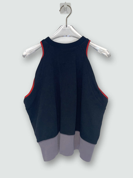 Black Punk Chaos Silver Chain Top | Size XSmall