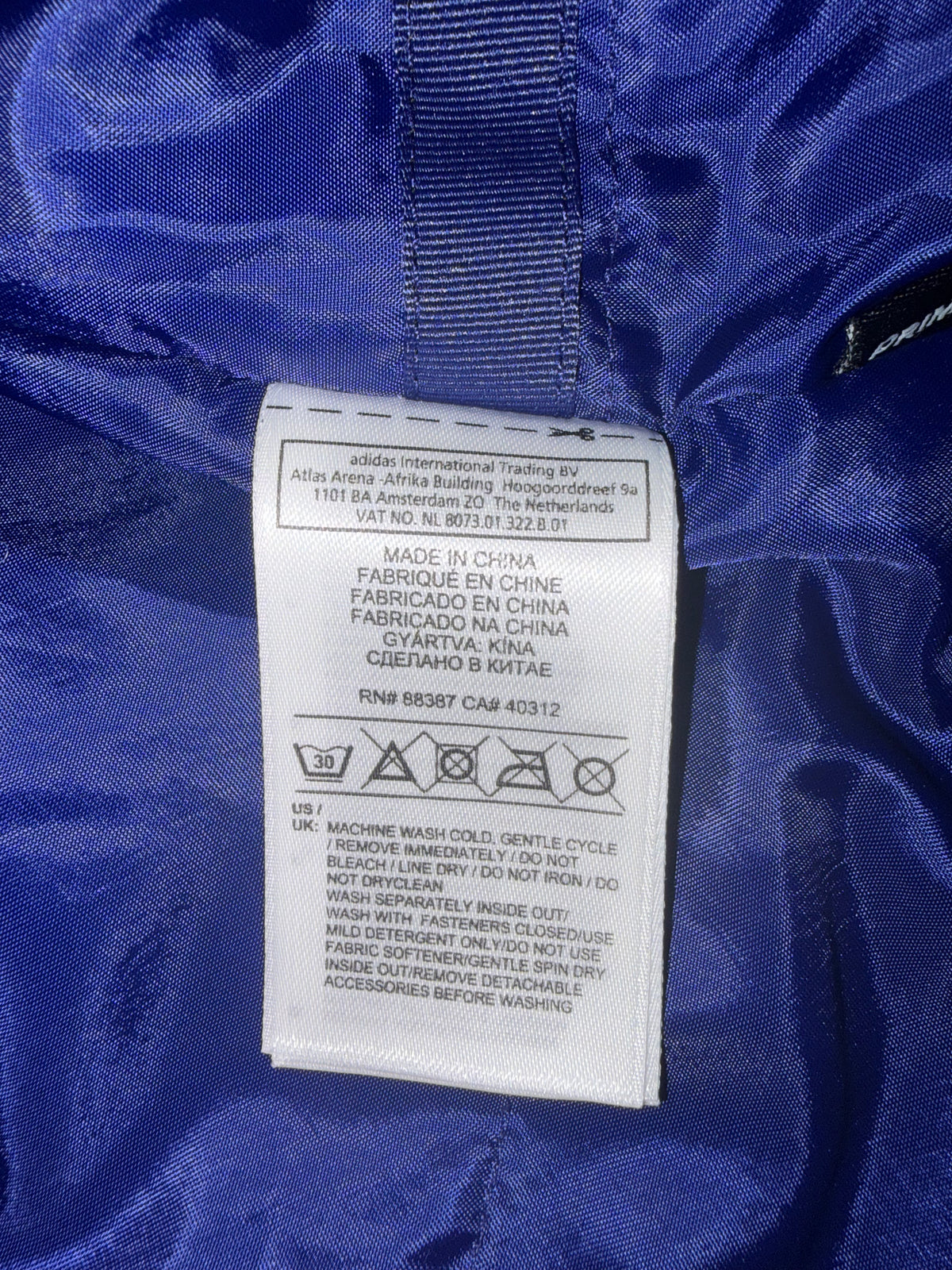 Moto Winter Ski Sport Blue Jacket | Sz 34 ~ XS