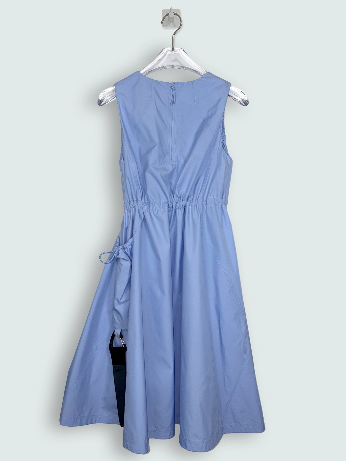Blue Drawstring Waist Sleeveless dress | Sz XS