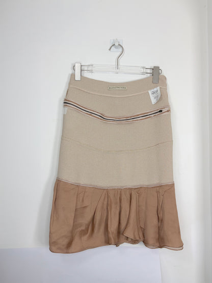 by Nicolas Ghesquiere | Pre-Fall 2009 Vintage Beige Skirt | Sz FR36