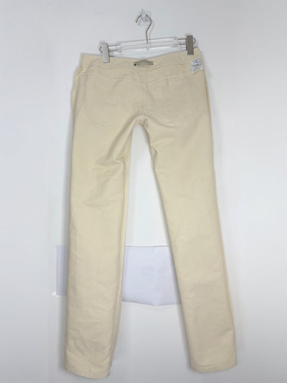 by Nicolas Ghesquière | 2006 Vintage Low Rise Jeans Embroidery Pocket |Sz FR38