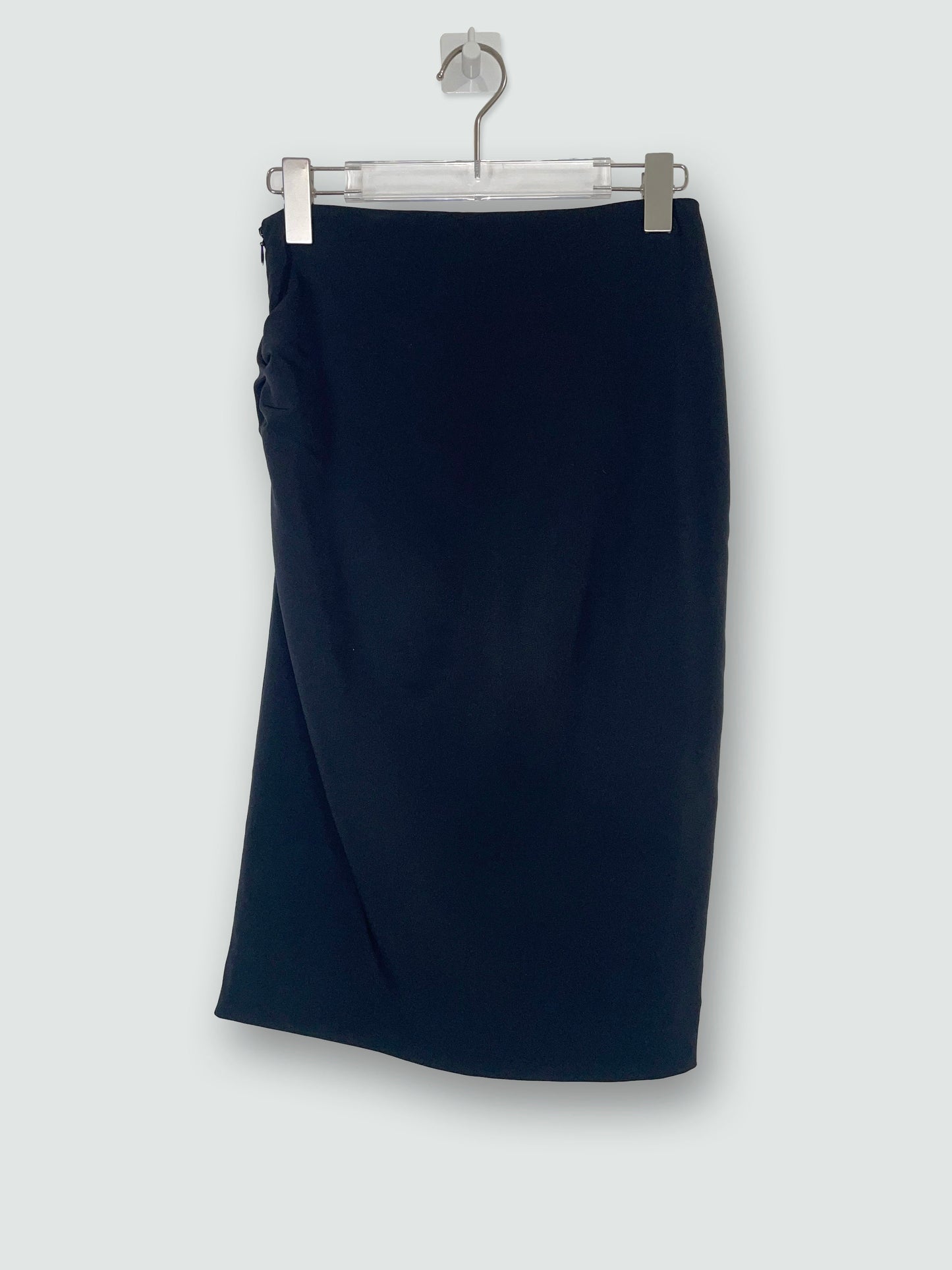 Black Side Ruched Skirt | Size FR34 XSmall