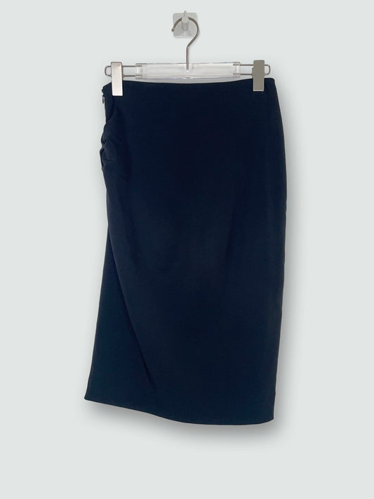 Black Side Ruched Skirt | Size FR34 XSmall