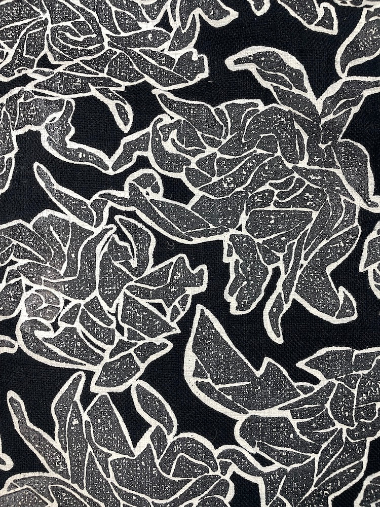 S/S 2014 painted brocade skirt | FR36 UK6 Small