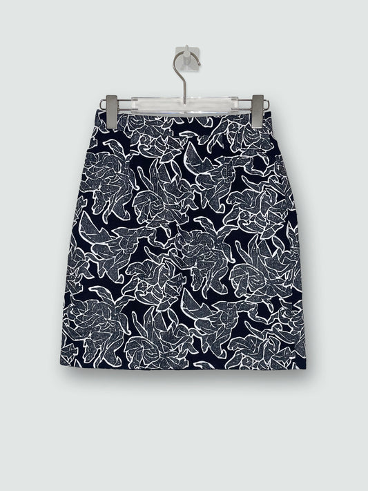S/S 2014 painted brocade skirt | FR36 UK6 Small