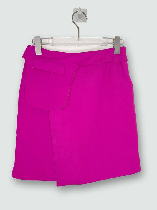 Pink Pocket Detail Wrap Mini Skirt | Sz IT38 ~ Small