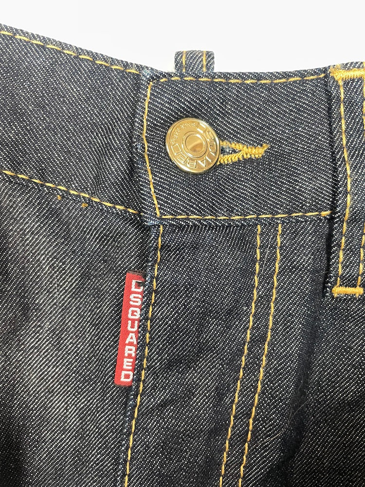 Blue Denim Jean Mid-length Skirt | Size EU36 UK4 2XSmall