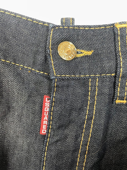 Blue Denim Jean Mid-length Skirt | Size EU36 UK4 2XSmall