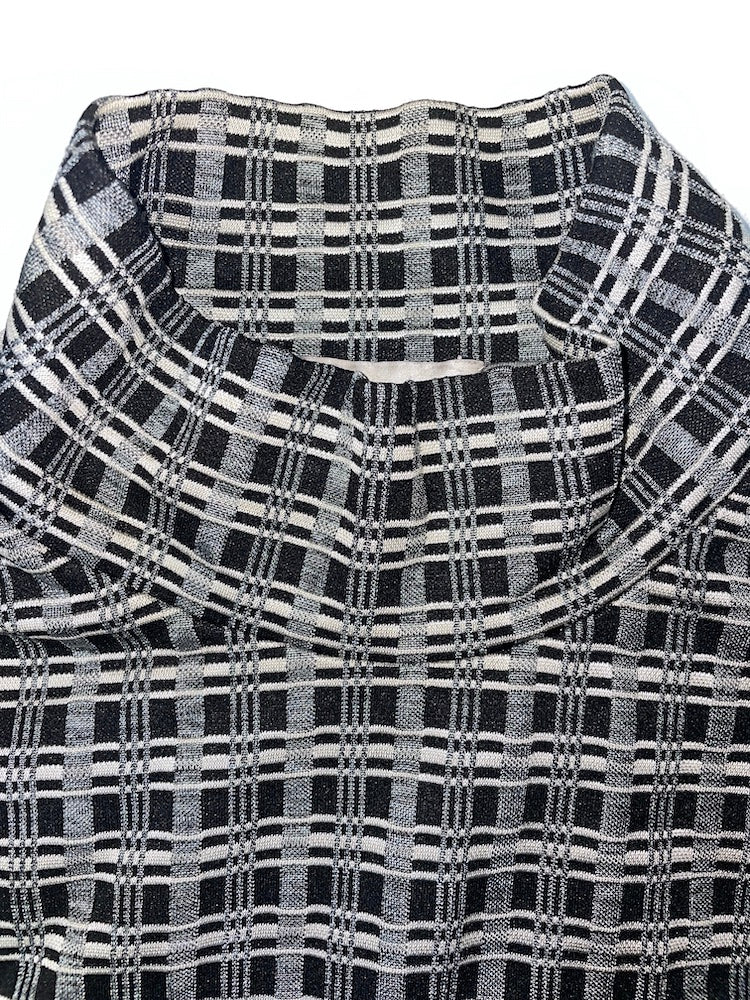 Nicolas Ghesquière F/W2011 Grey Plaid Check Top | Size Medium