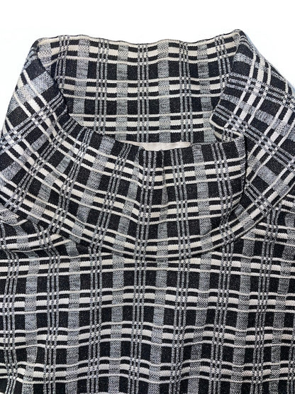 Nicolas Ghesquière F/W2011 Grey Plaid Check Top | Size Medium