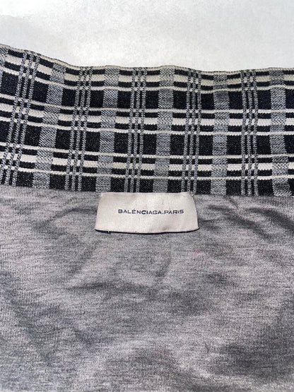 Nicolas Ghesquière F/W2011 Grey Plaid Check Top | Size Medium