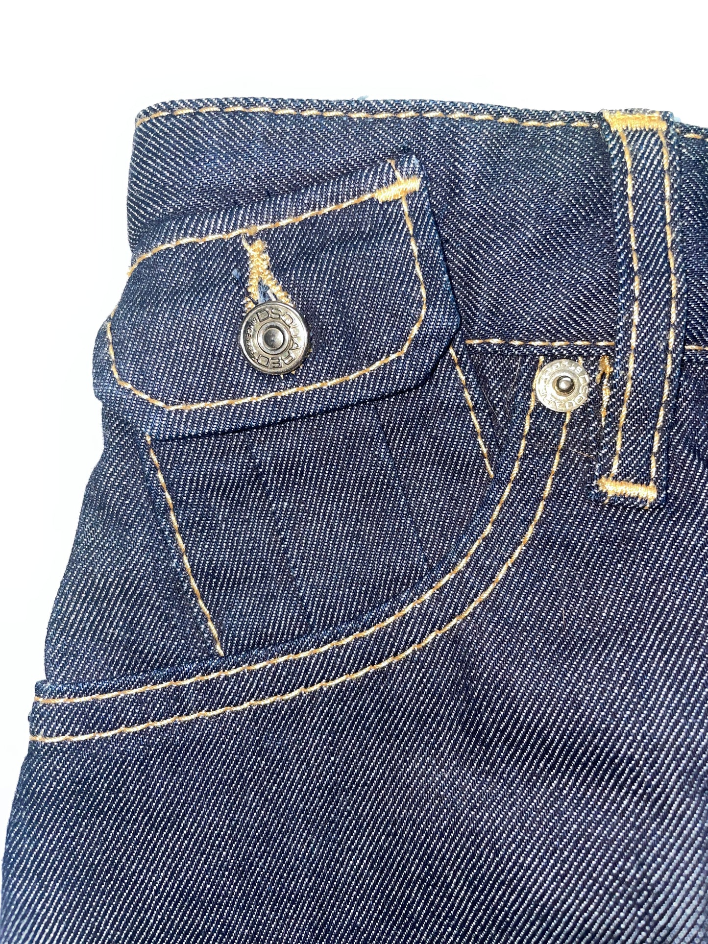 Blue Denim Jean Mid-length Skirt | Size EU36 UK4 2XSmall