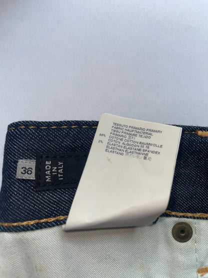 Blue Denim Jean Mid-length Skirt | Size EU36 UK4 2XSmall