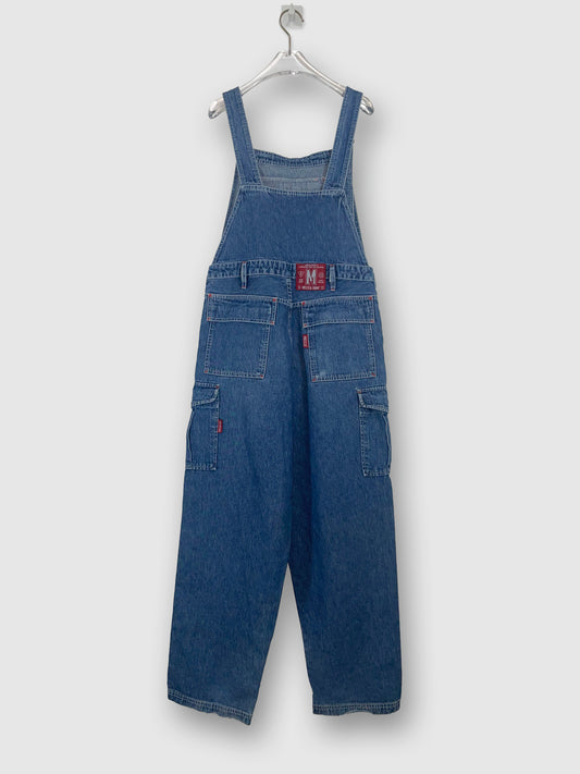 90s Denim Jeans Dungarees Overall | Size Medium
