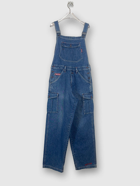 90s Denim Jeans Dungarees Overall | Size Medium