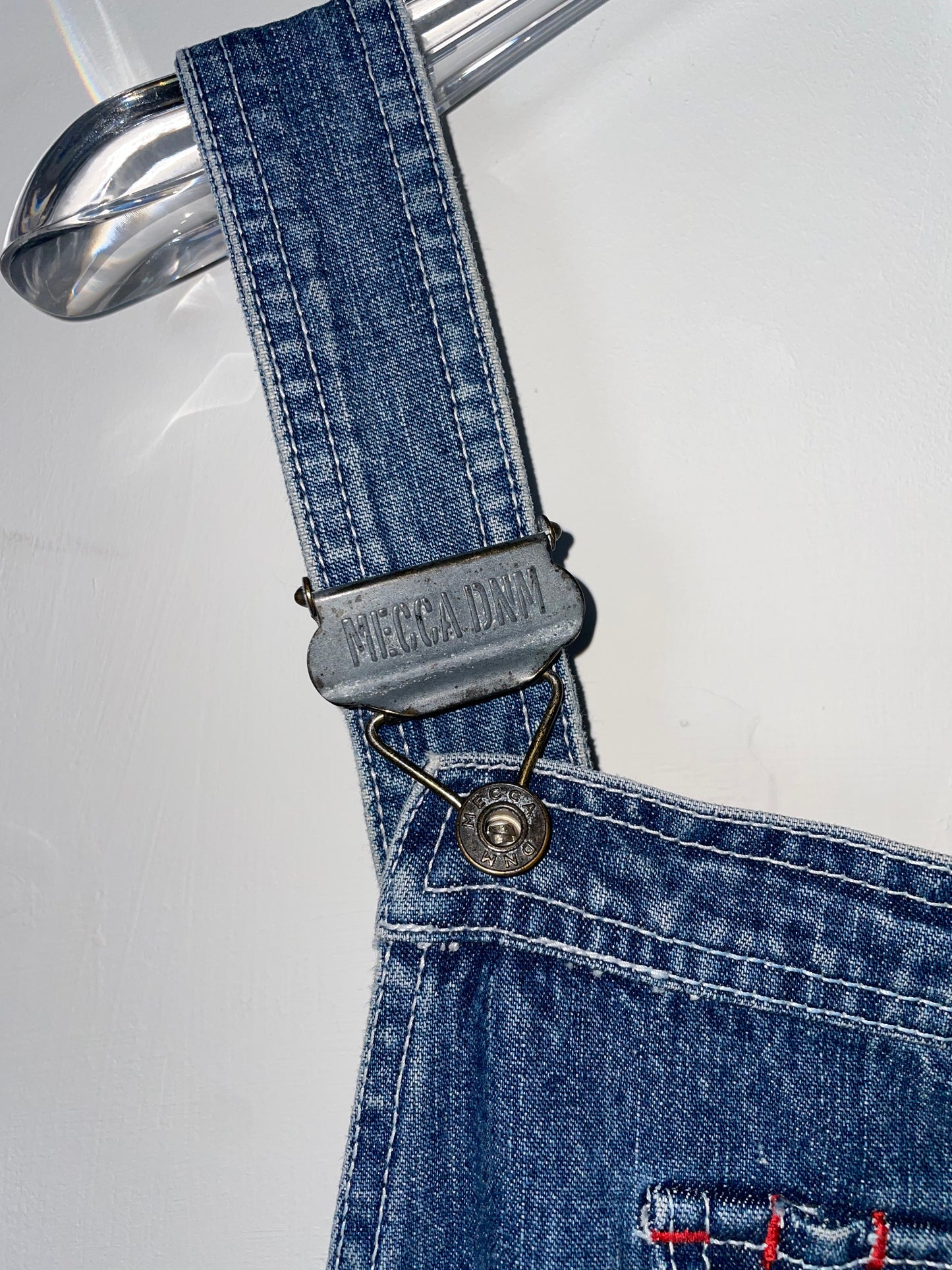 90s Denim Jeans Dungarees Overall | Size Medium