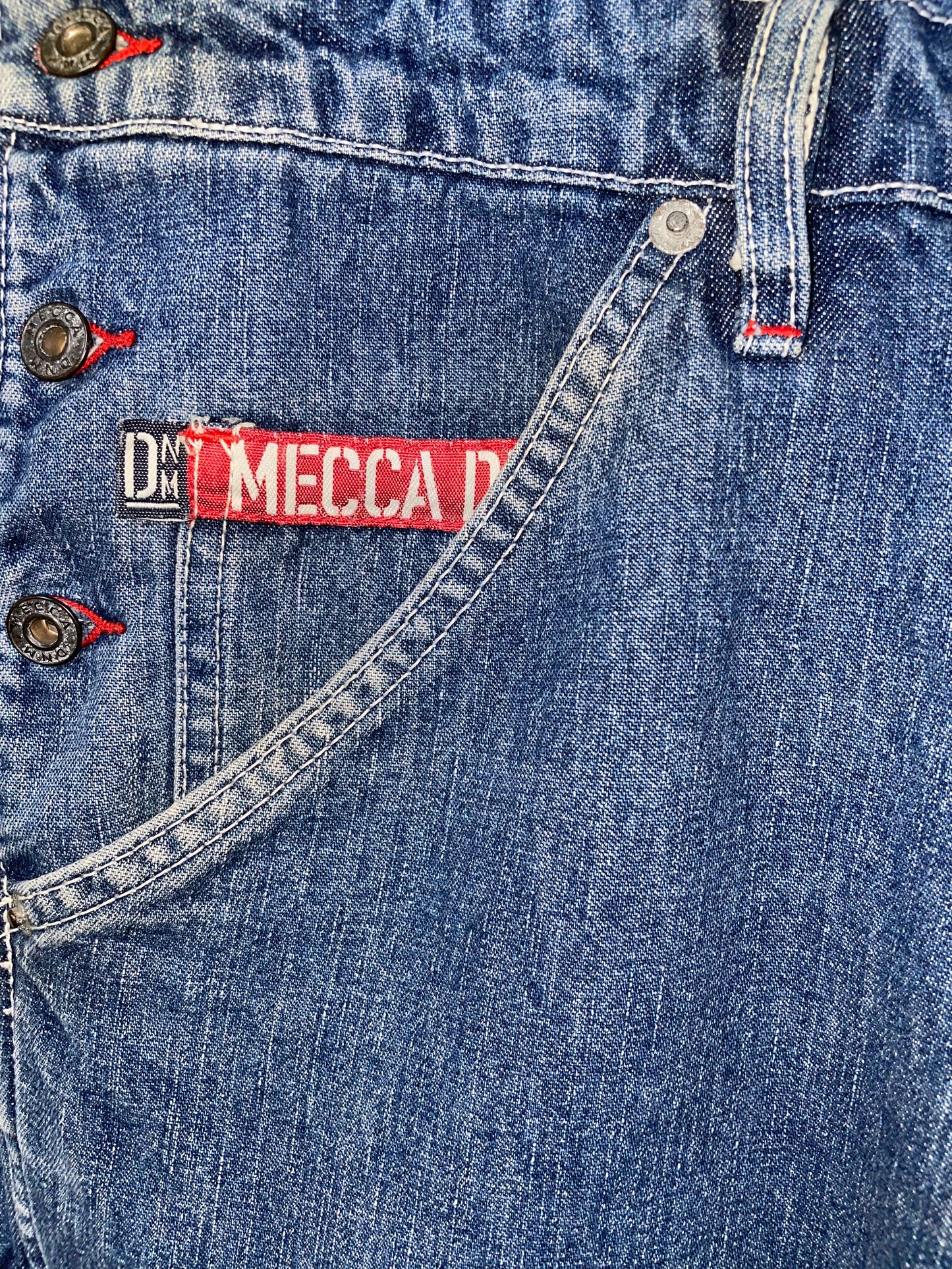 90s Denim Jeans Dungarees Overall | Size Medium