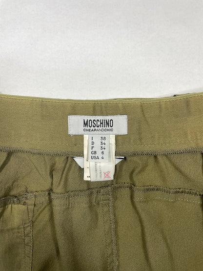 Army Green Cargo Skirt | IT38 UK6 XS