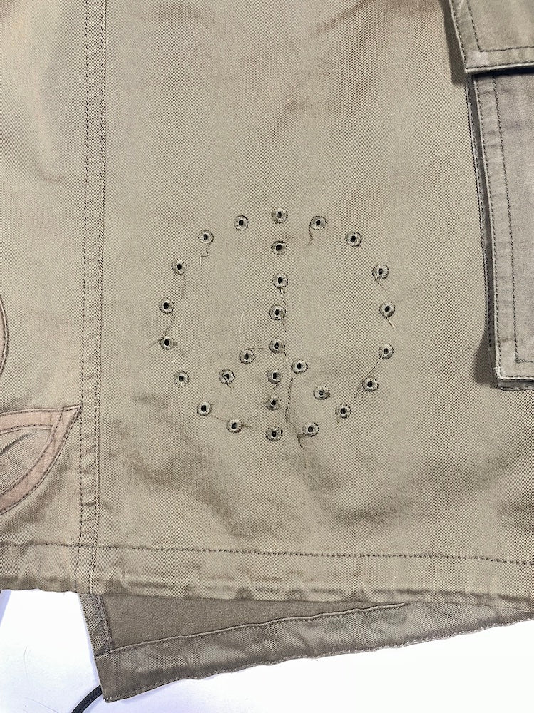 Army Green Cargo Skirt | IT38 UK6 XS
