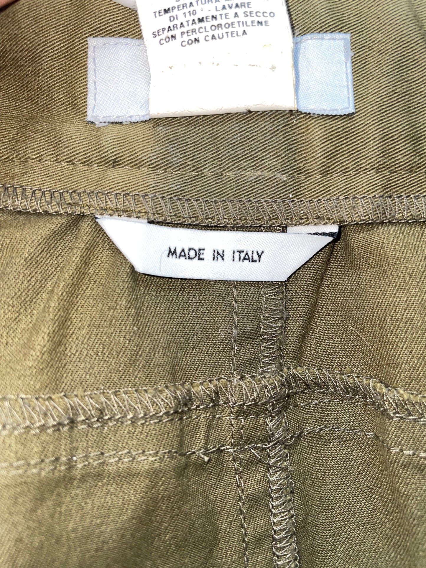 Army Green Cargo Skirt | IT38 UK6 XS