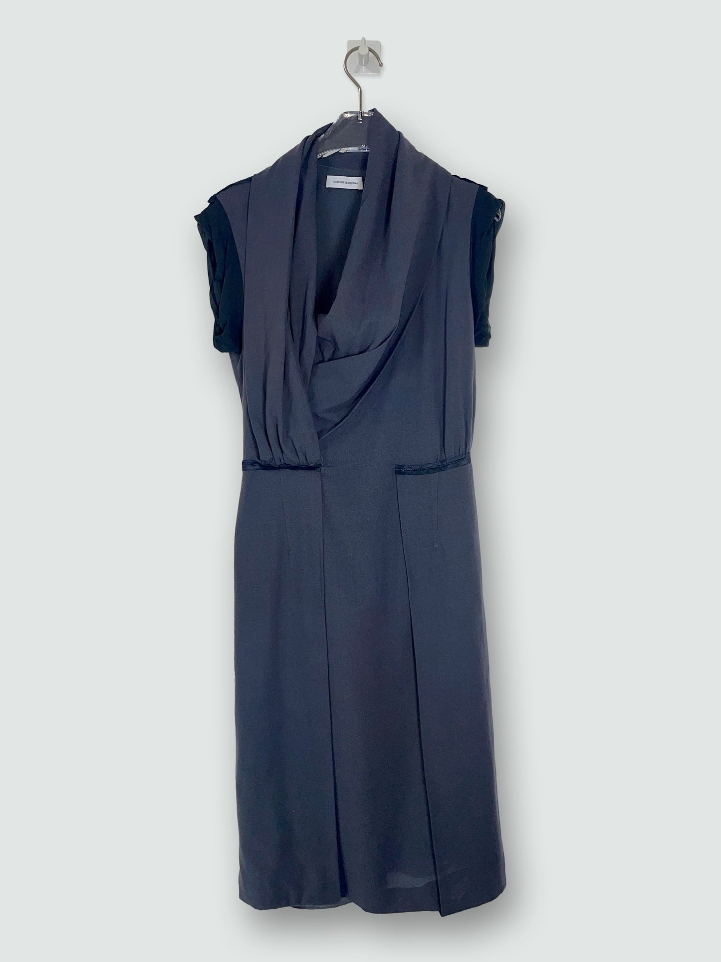 Grey Draped Dress | Size IT42 ~ Medium