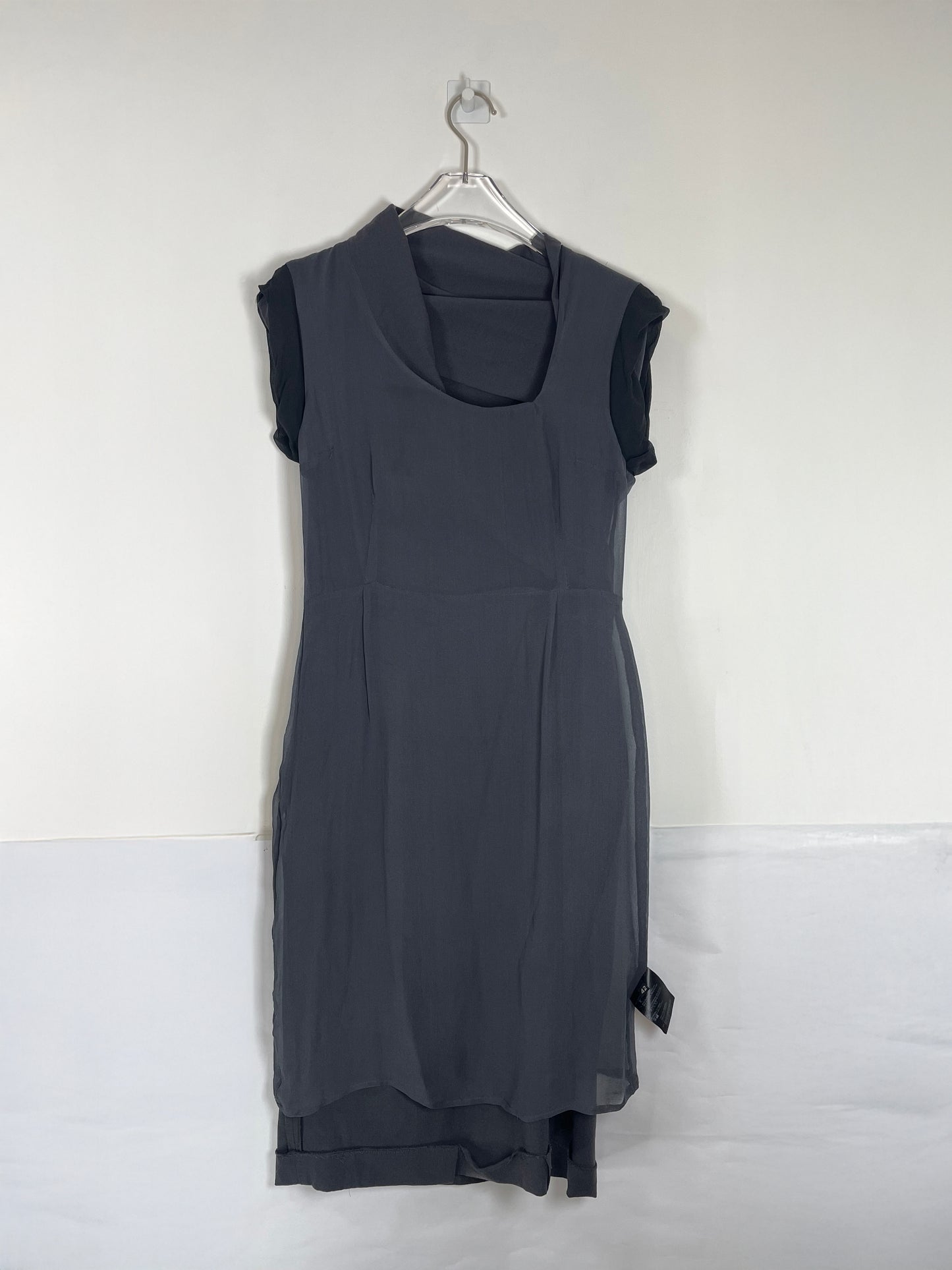 Grey Draped Dress | Size IT42 ~ Medium