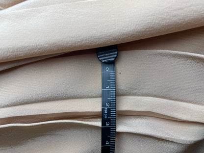 Pleat Silk Beige Skirt | Sz IT 38 ~ XSmall