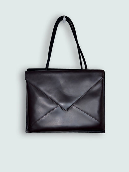 Leather Envelope Shoulder Bag Japanese Designer