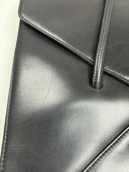 Leather Envelope Shoulder Bag Japanese Designer