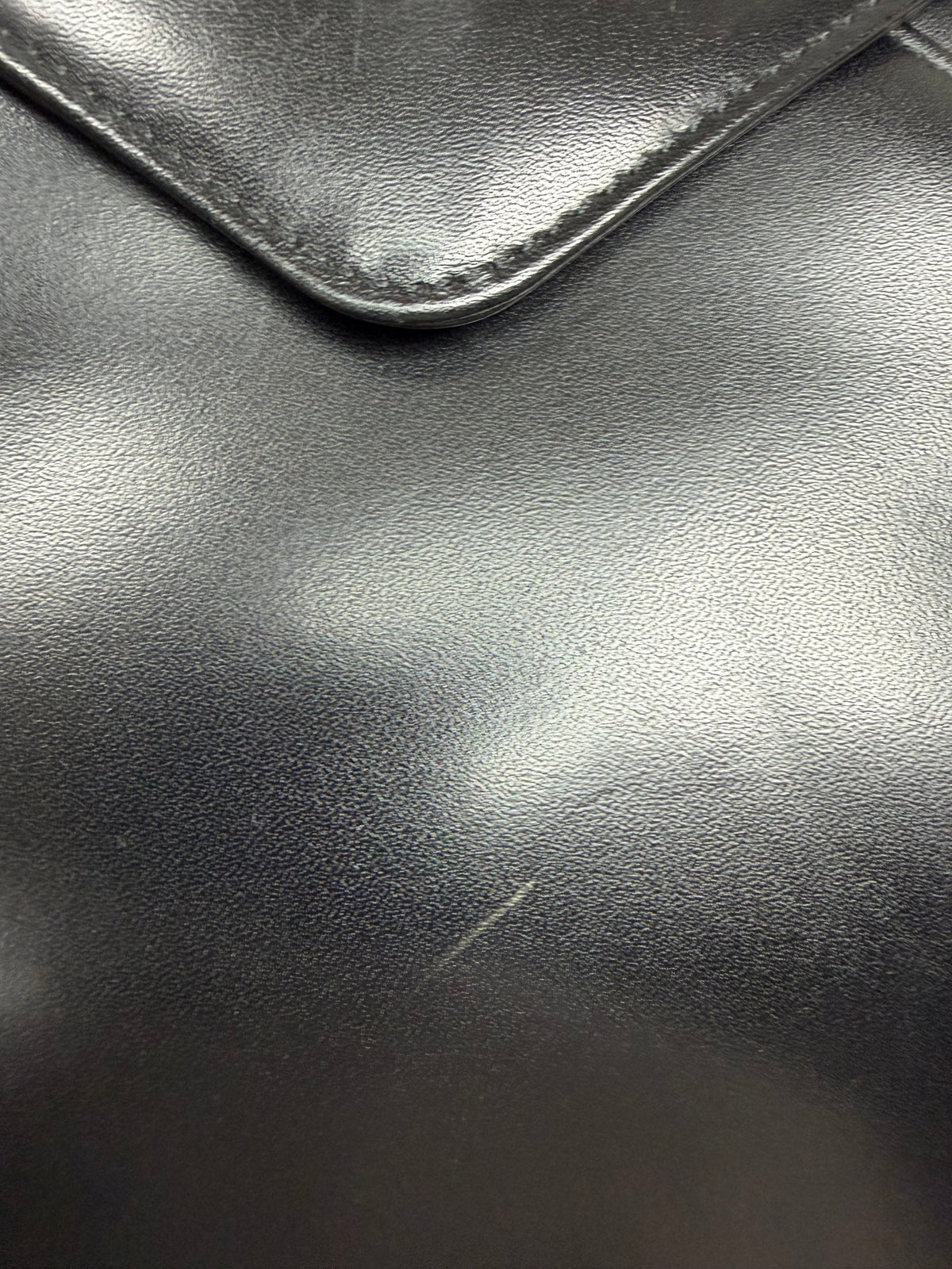 Leather Envelope Shoulder Bag Japanese Designer
