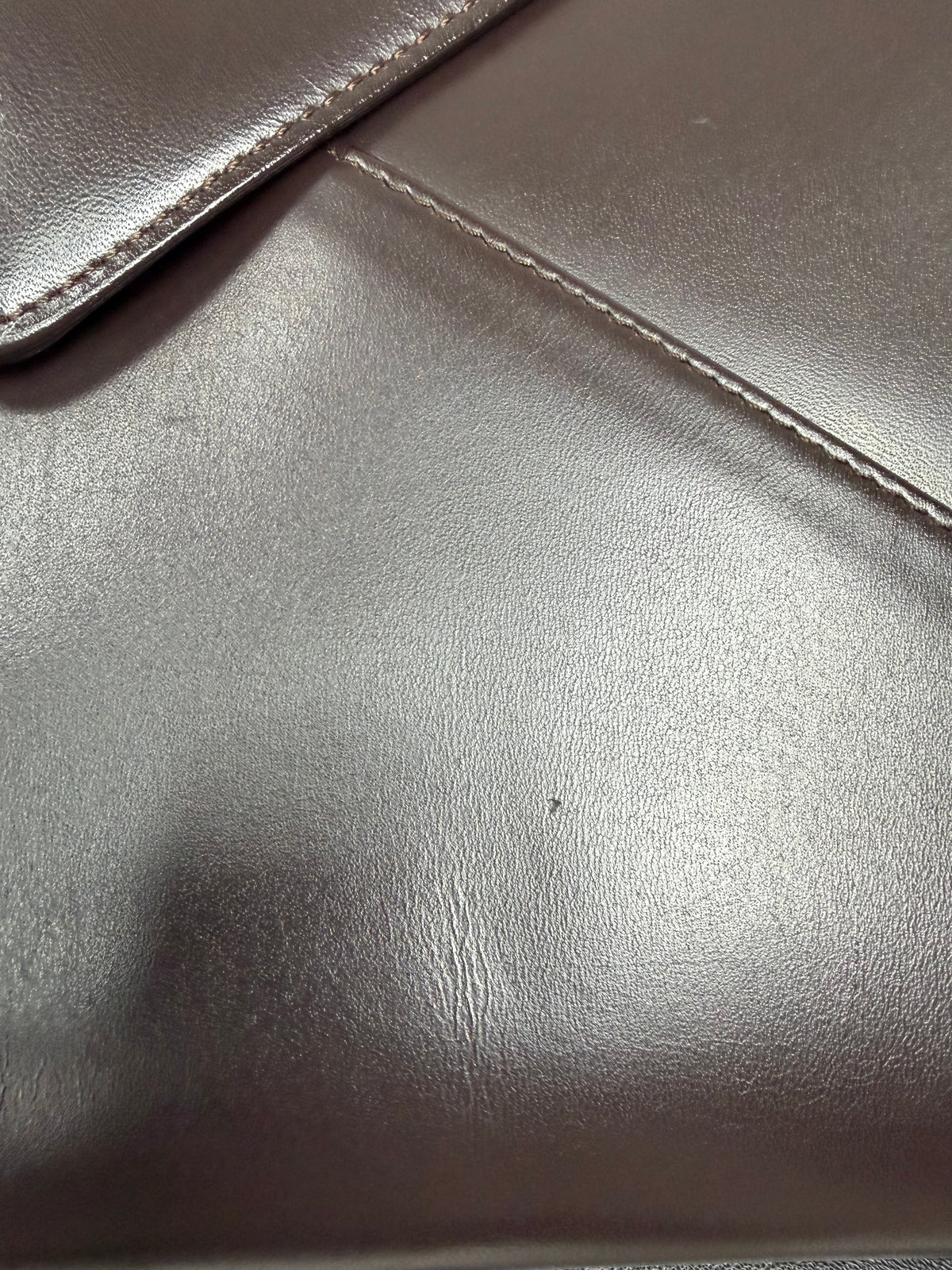 Leather Envelope Shoulder Bag Japanese Designer