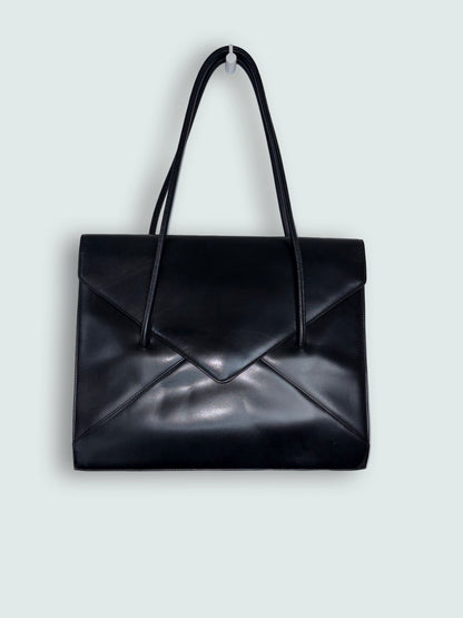 Leather Envelope Shoulder Bag Japanese Designer