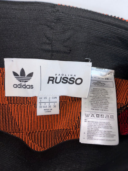 Orange Checkerboard Leggings | Sz XS UK4