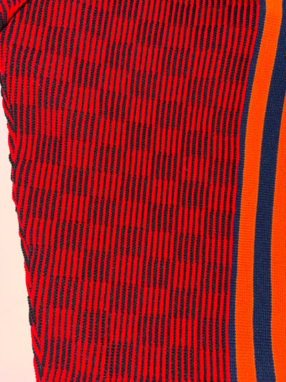 Orange Checkerboard Leggings | Sz XS UK4