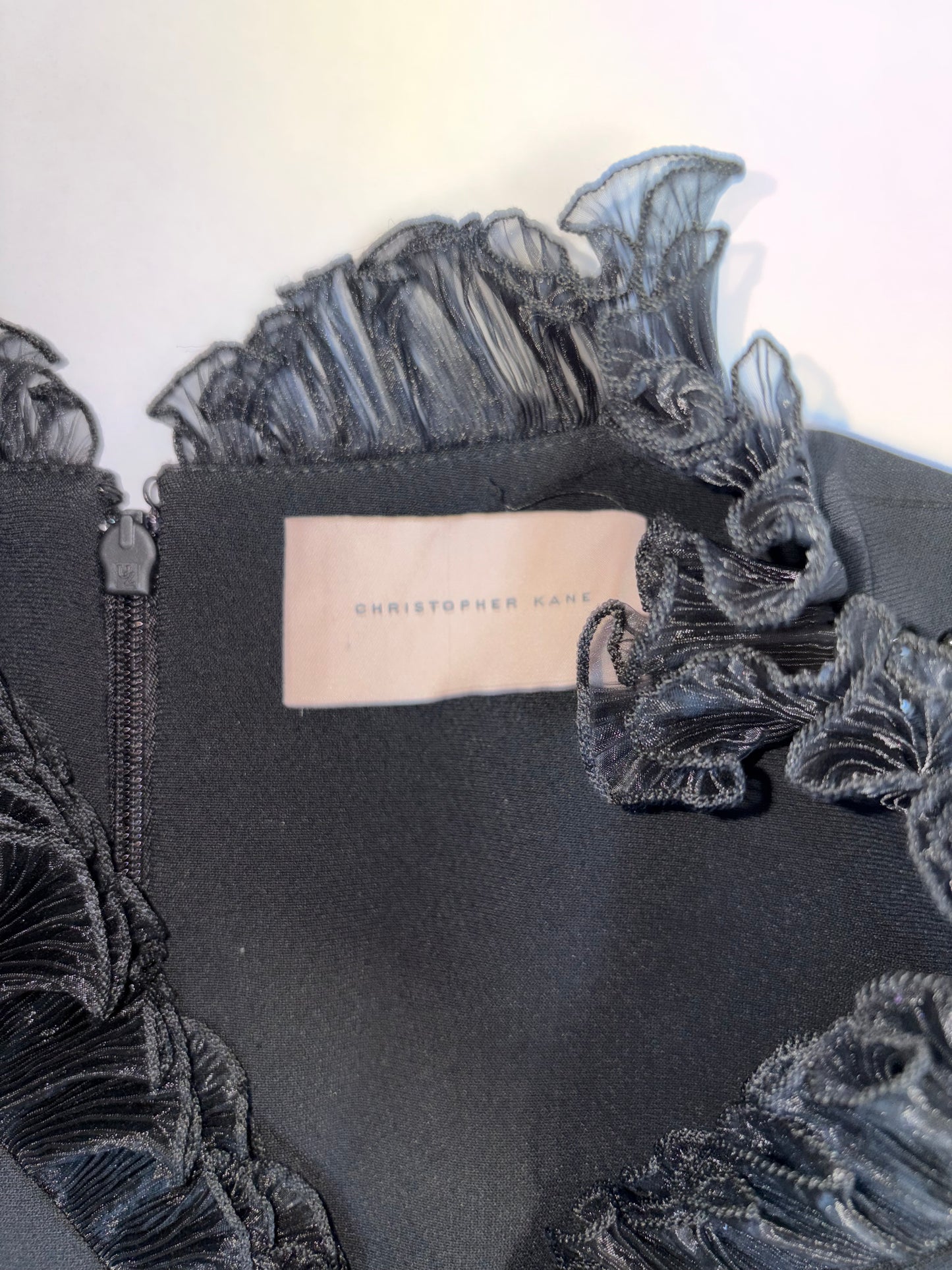 Pre Fall 2016 Ruffled Sleeveless Shift Dress | Sz UK6 XS