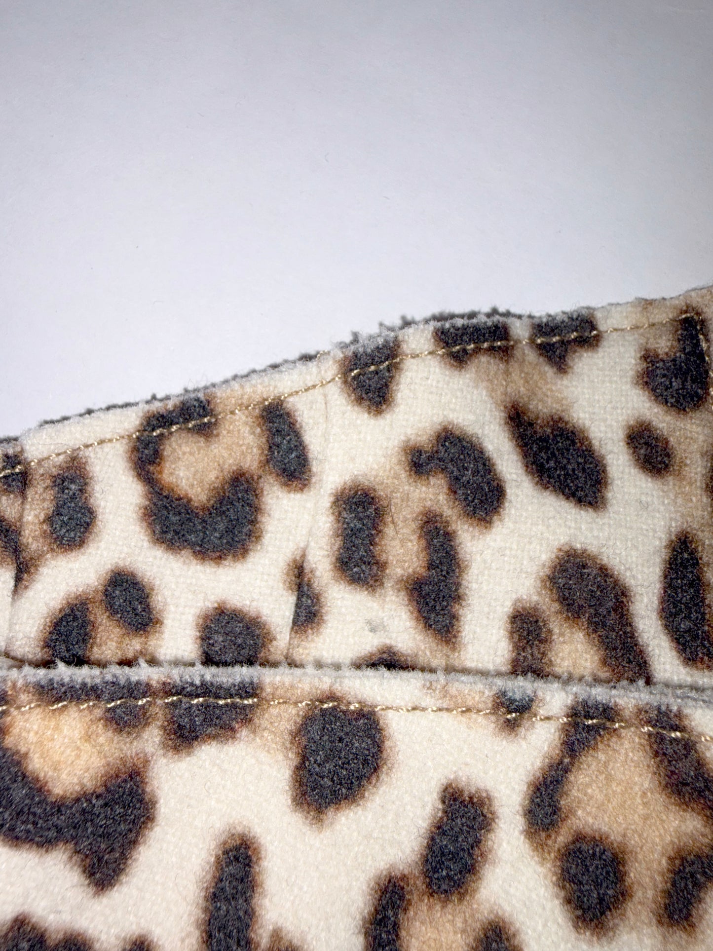 FW 2014 High Waisted Wool Leopard Mini Skirt | Sz FR34 ~ XSmall