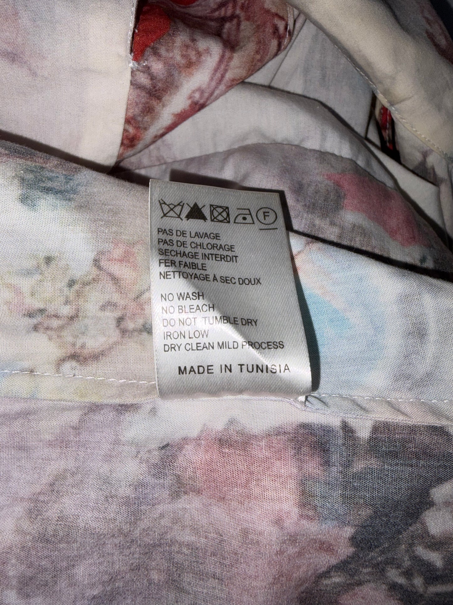 Cotton Poplin Baroque Print Shift Dress | Sz FR34 ~ XSmall