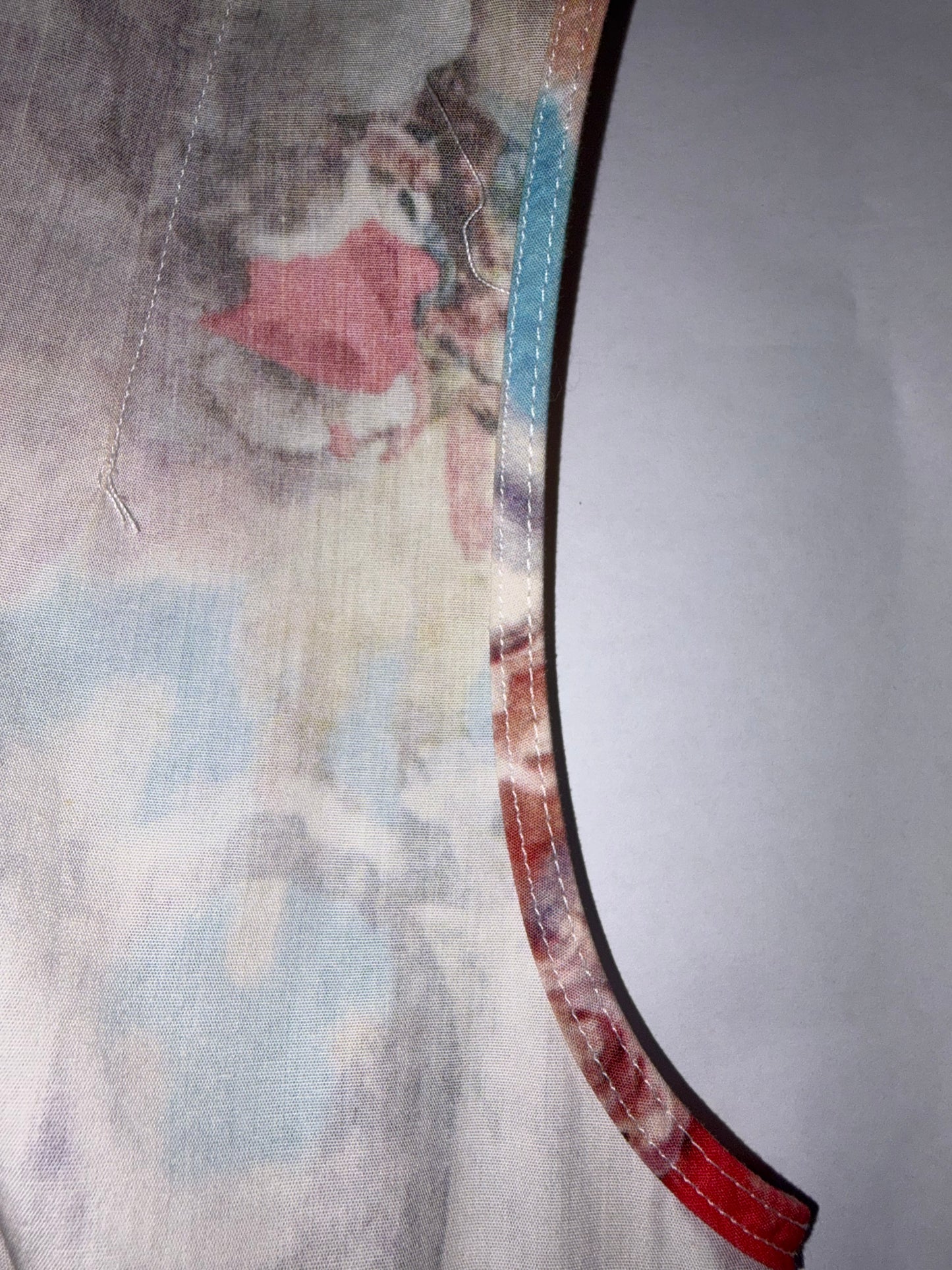 Cotton Poplin Baroque Print Shift Dress | Sz FR34 ~ XSmall